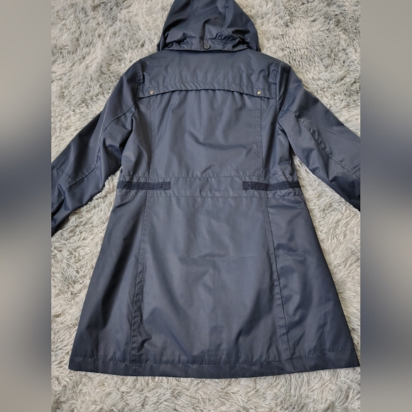 *Like New* Yoki Women's Medium Blue Anorak Outerwear Jacket w/ Removable Hood - Picture 9 of 16